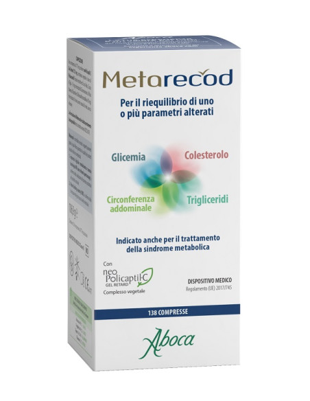 Metarecod 138 Compresse Da 775 Mg Senza Glutine Senza Lattosio