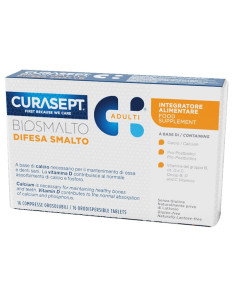 Curasept Biosmalto Difesa Smalto Adulti 16 Compresse Orosolubili