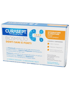 Curasept Biosmalto Denti Sani E Forti Teen 24 Compresse Orosolubili