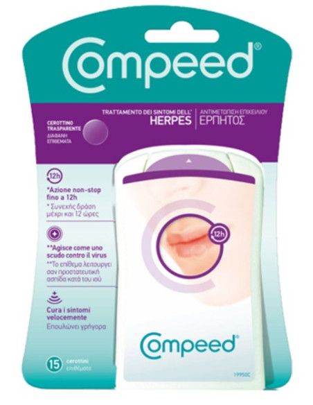 COMPEED TRATTAMENTO DELL'HERPES LABIALE 15 PEZZI