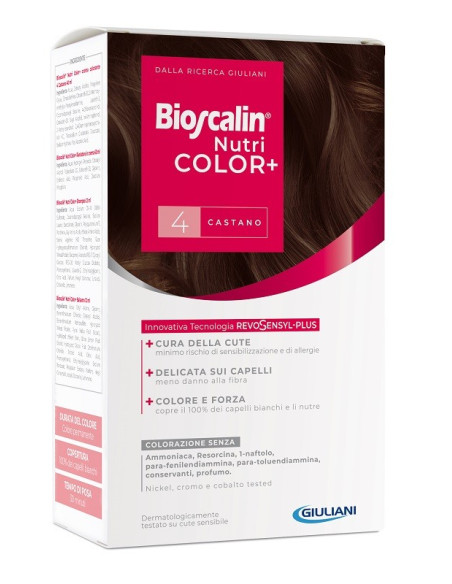 Bioscalin Nutricolor Plus 4 Castano - Trattamento Colorante