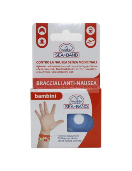 Bracciale Anti Nausea Per Bambini P6 Nausea Control 2 Pezzi
