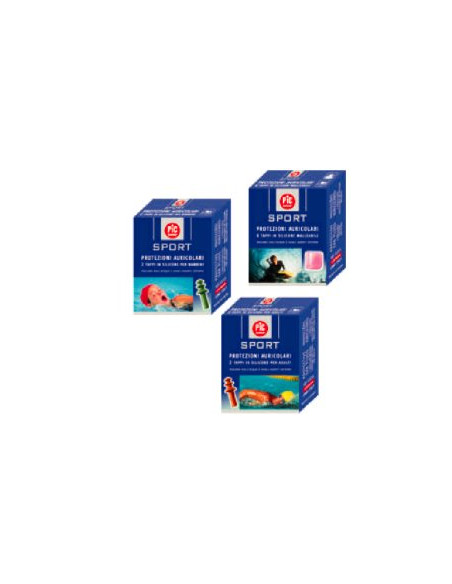 Tappo Auricolare In Silicone Pic Sport Per Bambini 2 Pezzi