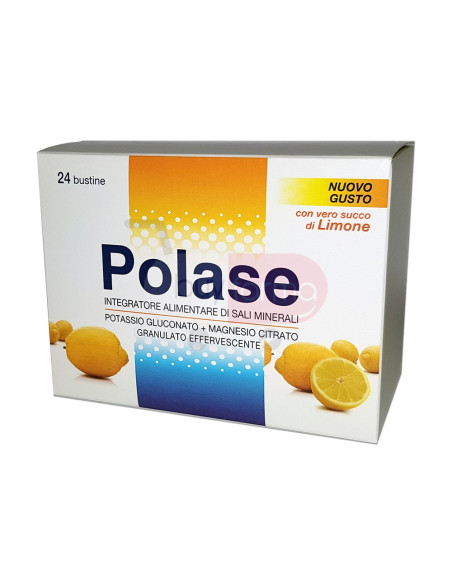 Polase - Integratore di Sali Minerali Gusto Limone da 24 Bustine