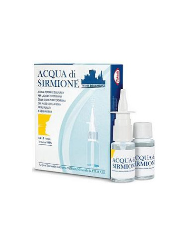 Acqua Sirmione Minerale Naturale 6 Fiale 15 Ml