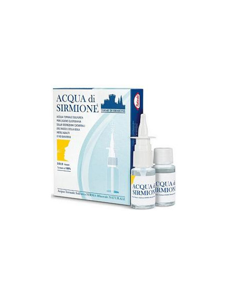 Acqua Sirmione Minerale Naturale 6 Fiale 15 Ml