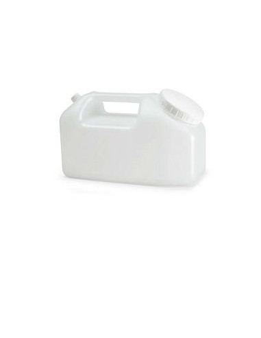 Contenitore A Tanica Per La Raccolta Delle Urine 24 Ore,in Polietilene Trasparente+tappo A Vite Con Scala Graduata Da 500 A 2500