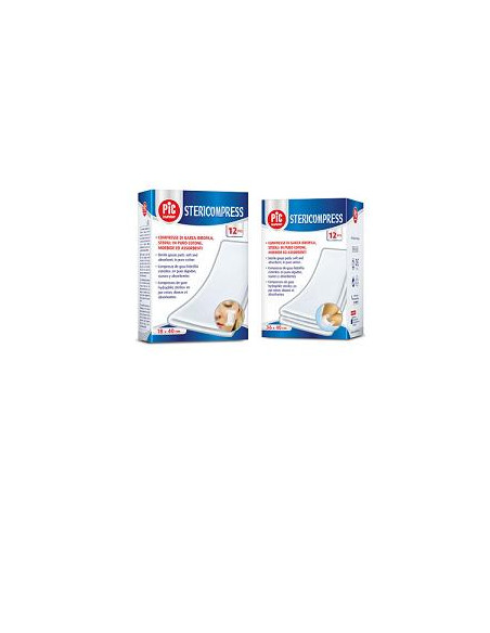 Garza Pic Stericompress 36x40 Cm 12 Pezzi