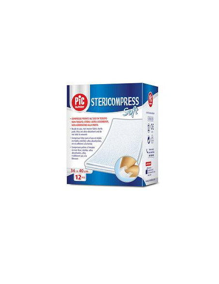 Stericompress Soft Xl Garza Tnt 18x40cm 12 Pezzi