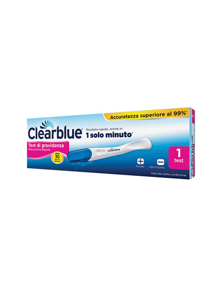 Test Di Gravidanza Clearblue Rilevazione Rapida 1 Pezzo