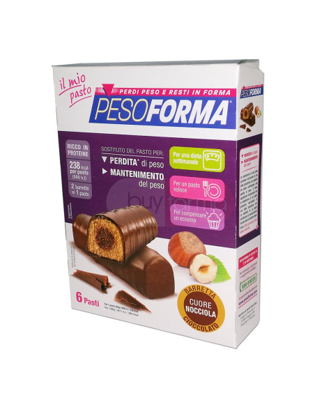 Pesoforma - Cioccolato Cuore Nocciola 6 Pasti Sostitutivi