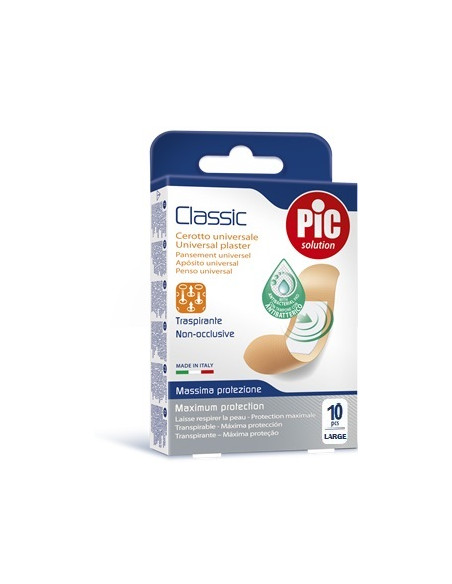 Cerotto Pic Classic 25x72 Mm 10 Antibatterico 10 Pezzi