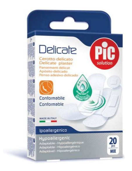 Cerotto Pic Delicate Mix 20 Cerotti Antibatterico