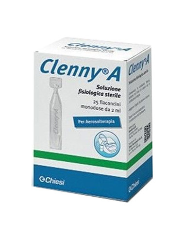 Clenny A Soluzione Fisiologica Sterile Per Aerosolterapia 25flaconcini Monodose Da 2 Ml