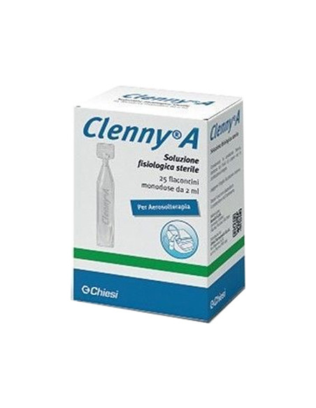 Clenny A Soluzione Fisiologica Sterile Per Aerosolterapia 25flaconcini Monodose Da 2 Ml