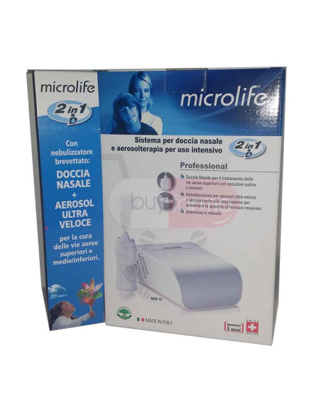 Microlife Professional NEB 10 - Aerosol con Doccia Nasale