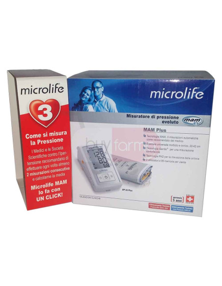 Microlife MAM Plus - Misuratore di Pressione da Braccio