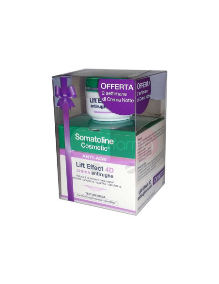 Somatoline Lift Effect Anti-Age 4D - Antirughe Giorno + Notte da 50ml