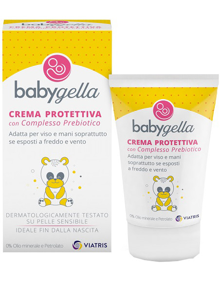 Babygella Prebiotic Crema Protettiva Viso E Mani 50 Ml