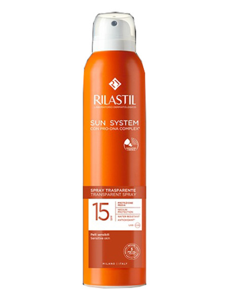 Rilastil Sun System Transparent Spray Spf15 200 Ml