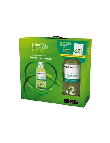Aloevera2 Succo Puro Aloe 3 Pezzi Da 1 Litro