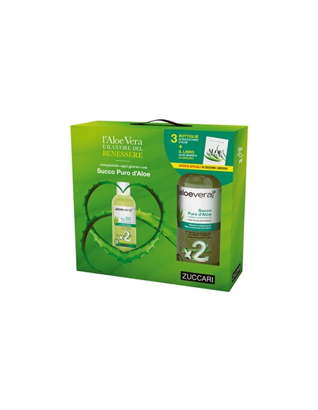 Aloevera2 Succo Puro Aloe 3 Pezzi Da 1 Litro