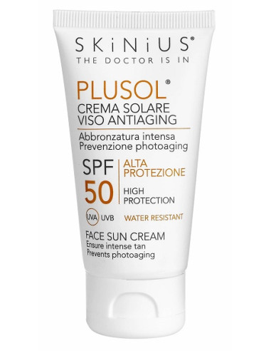 Plusol Crema Solare Viso Spf50 50 Ml