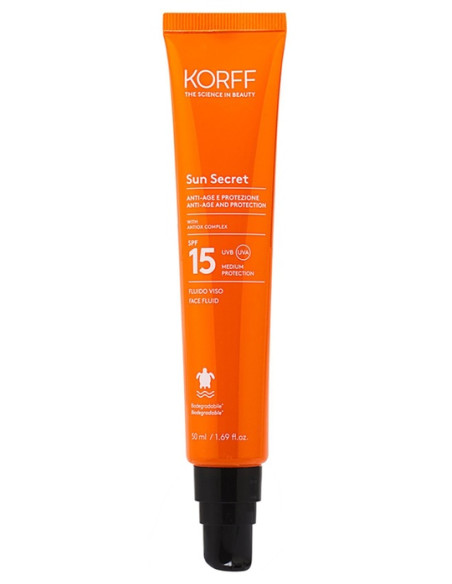 Korff Sun Secret Fluido Viso Spf15 50 Ml