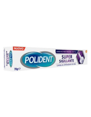 Polident Super Tenuta+sigillante Adesivo Protesi Dentale 70g
