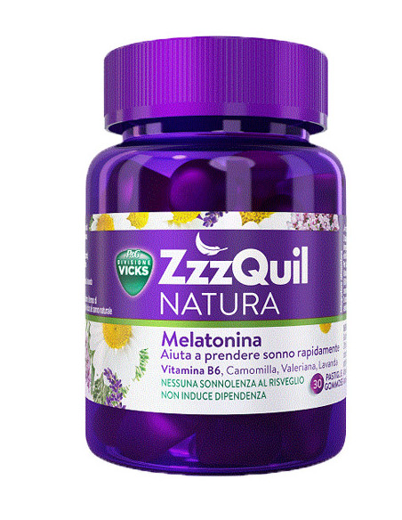 Vicks Zzzquil Natura 30 Pastiglie Gommose