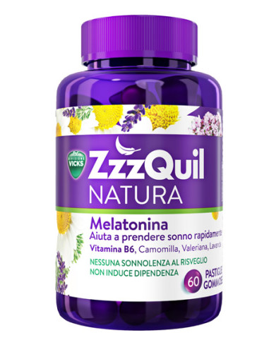 Vicks Zzzquil Natura 60 Pastiglie Gommose