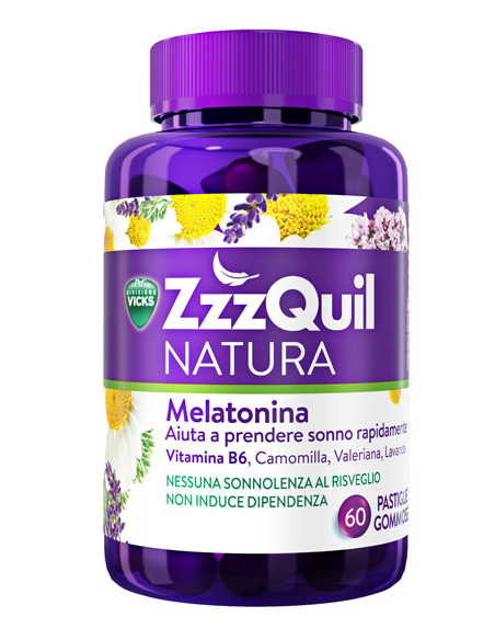 Vicks Zzzquil Natura 60 Pastiglie Gommose