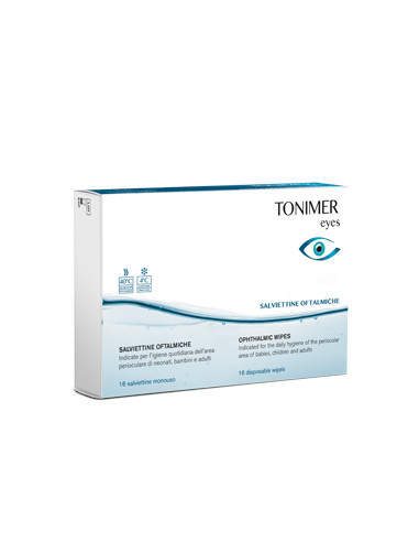 Tonimer Eyes Salviettine Oftalmiche 16 Pezzi