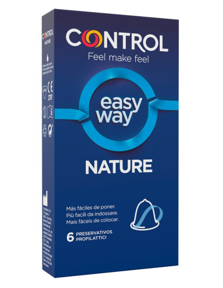Profilattico Control Easy Way Nature 6 Pezzi