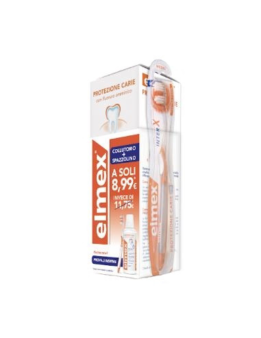 Special Pack Elmex Protezione Carie Collutorio 400 Ml + Spazzolino