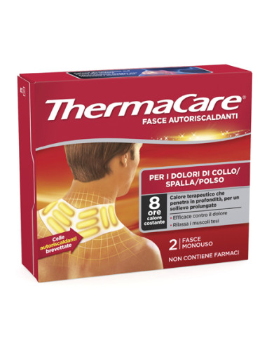 Fasce Autoriscaldanti A Calore Terapeutico Thermacare Collo/spalla/polso 2 Pezzi