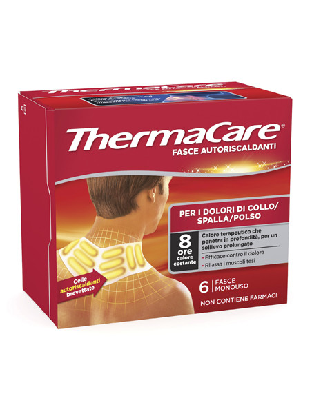Fasce Autoriscaldanti A Calore Terapeutico Thermacare Collo/spalla/polso 6 Pezzi