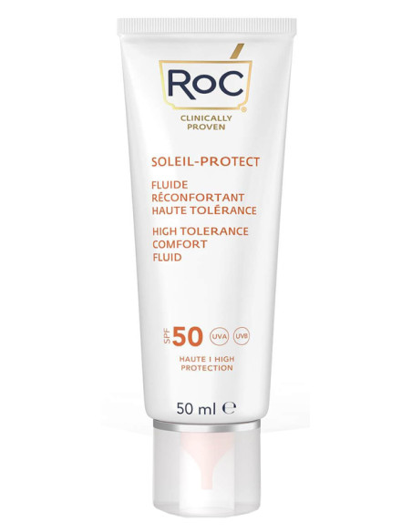 Roc Fluido Solare Viso Spf 50 Elevata Tollerabilita' 50 Ml