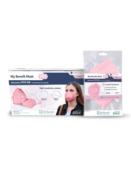 My Benefit Mask Pro Ffp2 Nr Mascherina Pink 1 Pezzo