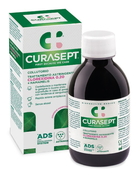 Curasept Collutorio Ads Dna Trattamento Astringente 200 Ml