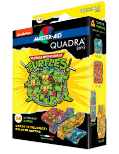 Cerotto Master-aid Quadra Boys Ninja Turtles Assortiti 18 Pezzi