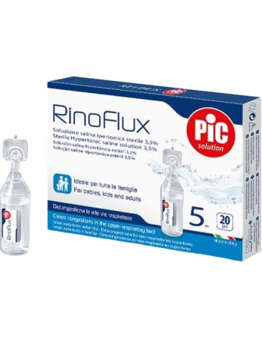 Rinoflux Soluzione Ipertonica Nasale Pic 20 Fiale 5 Ml