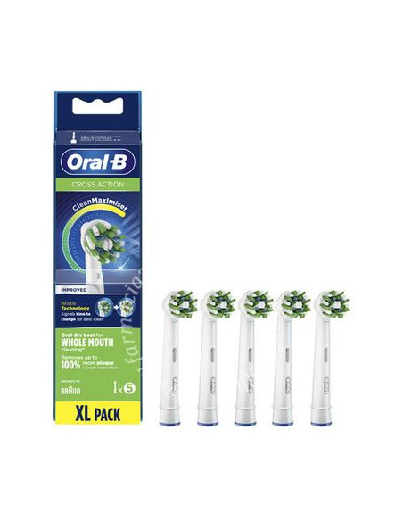 Oralb Power Refill Eb50 Crossaction 5 Pezzi