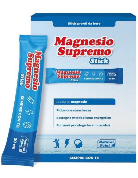 Magnesio Supremo 20 Stick Da 20 Ml