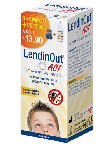 Lendinout Act Antipidocchi 150 Ml