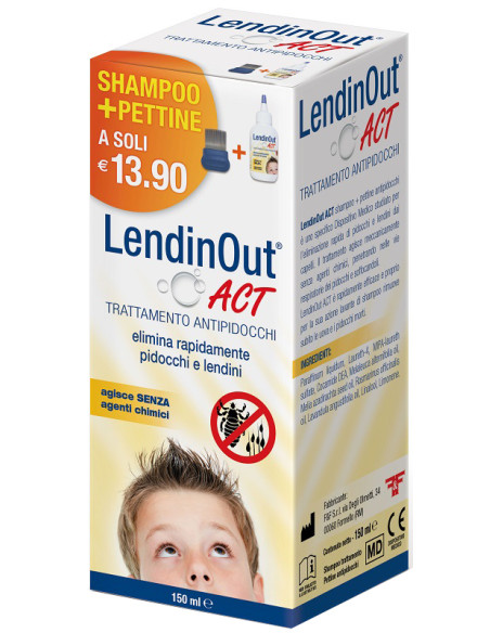 Lendinout Act Antipidocchi 150 Ml