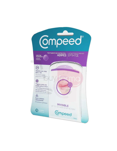 Compeed - 15 Cerotti Trasparenti Contro Herpes