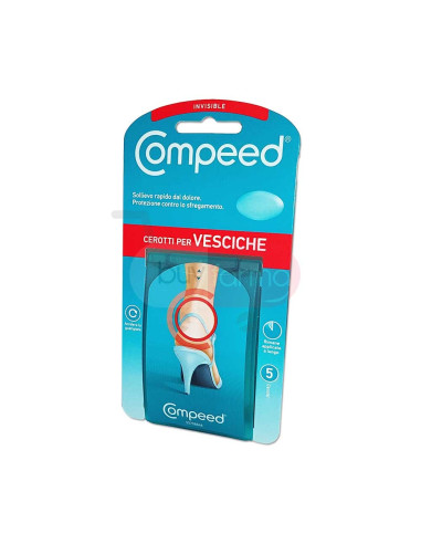 Compeed - 5 Cerotti Invisibili per Vesciche