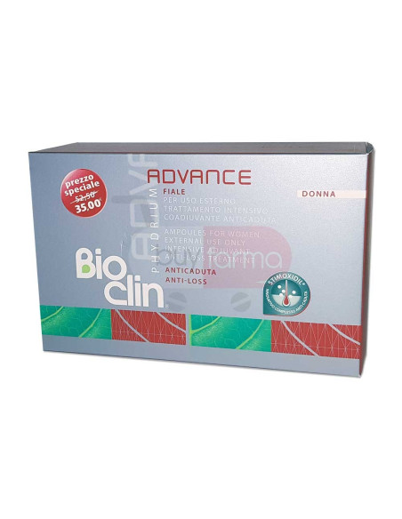 Bioclin Phydrium Advance - 15 Fiale Anticaduta Donna