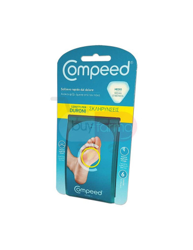 Compeed - 6 Cerotti per Duroni Medio